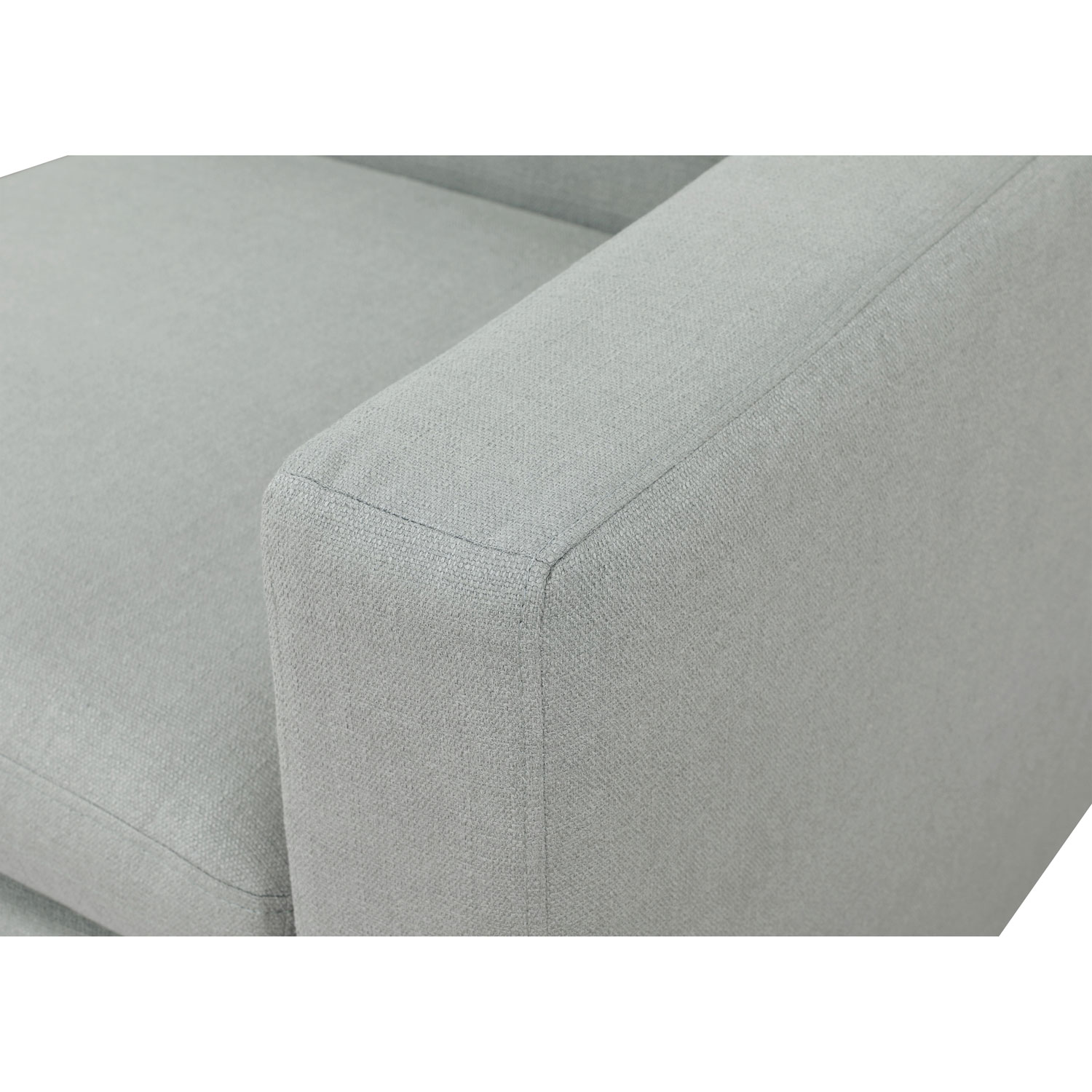 Billie Modular Sectional Sofa Corner Piece - Light Grey - NOT SOLD SEPARATELY