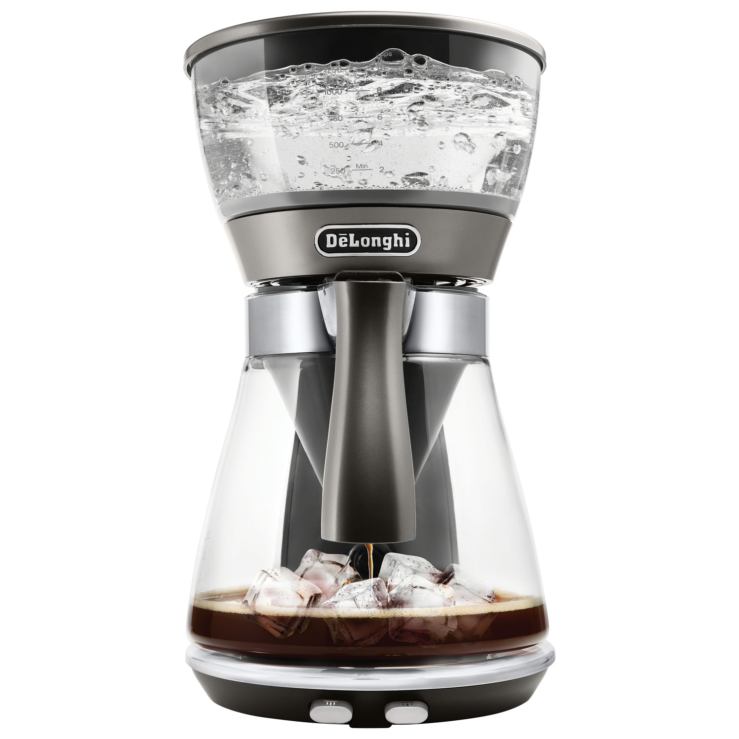 De'Longhi 3-in-1 Machine à café spécialisée - 8-Cup - argent
