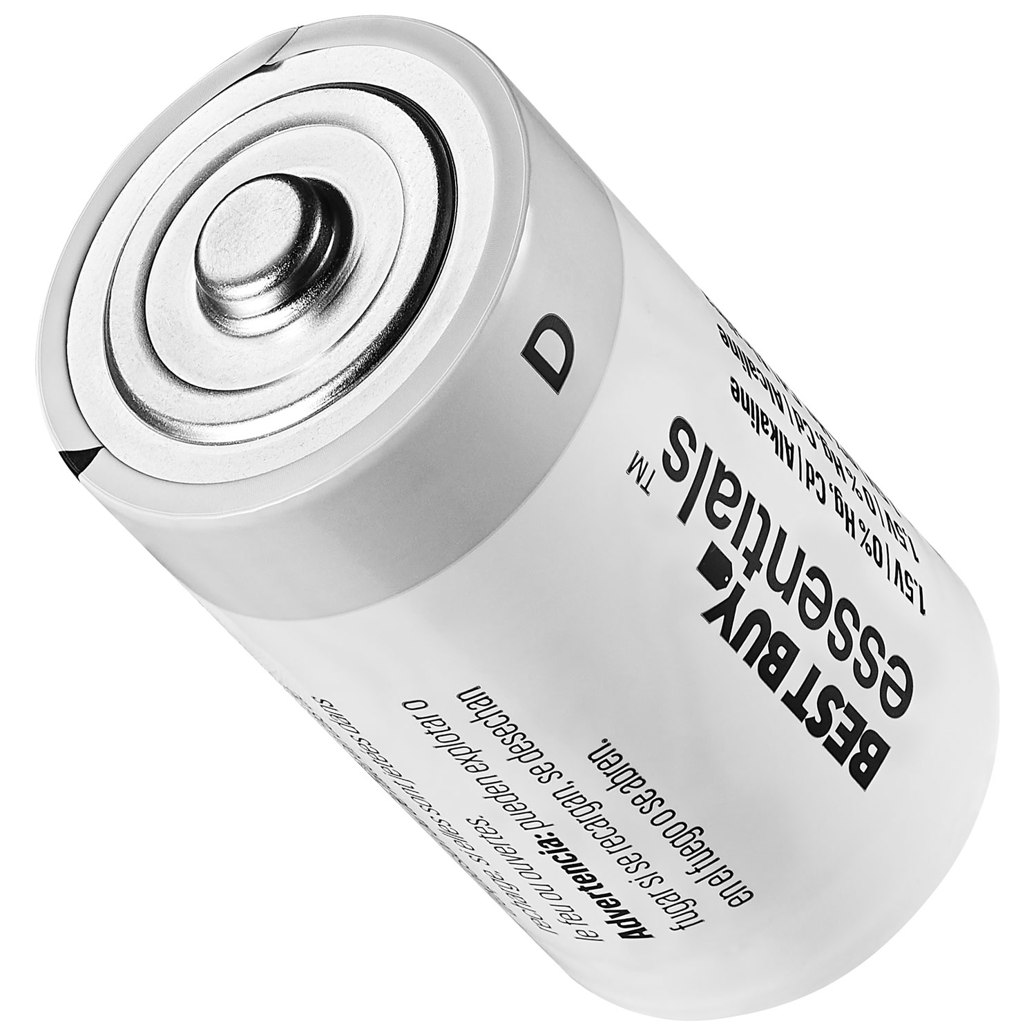 Piles alcalines D Best Buy Essentials - Paquet de 4 - Exclusivité Best Buy