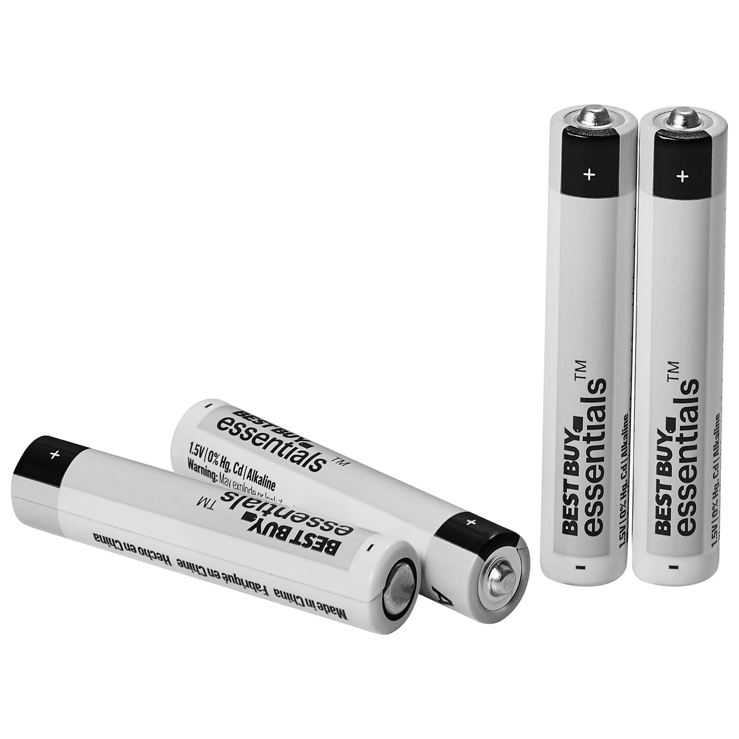 Piles alcalines AAAA Best Buy Essentials - Paquet de 12 - Exclusivité Best Buy