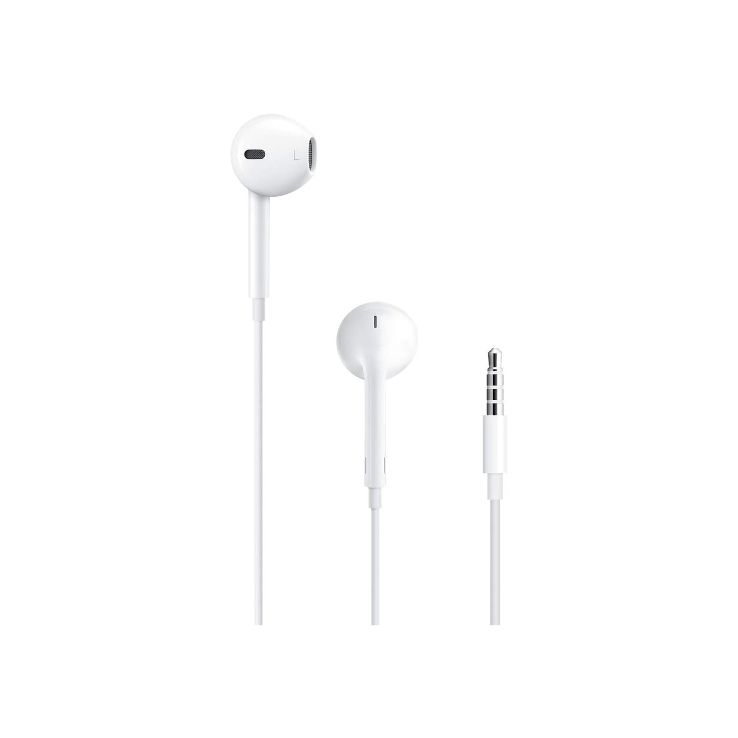 (CABLESHARK) 1 Pack-Apple/iPhone COMPATIBLE Earbuds/Headphones/Earphones with 3.5mm Wired in-Ear Headphones Wired Earbud with Microphone Compatible with iPhone, iPod, iPad, MP3, - White(FREE SHIPPING)