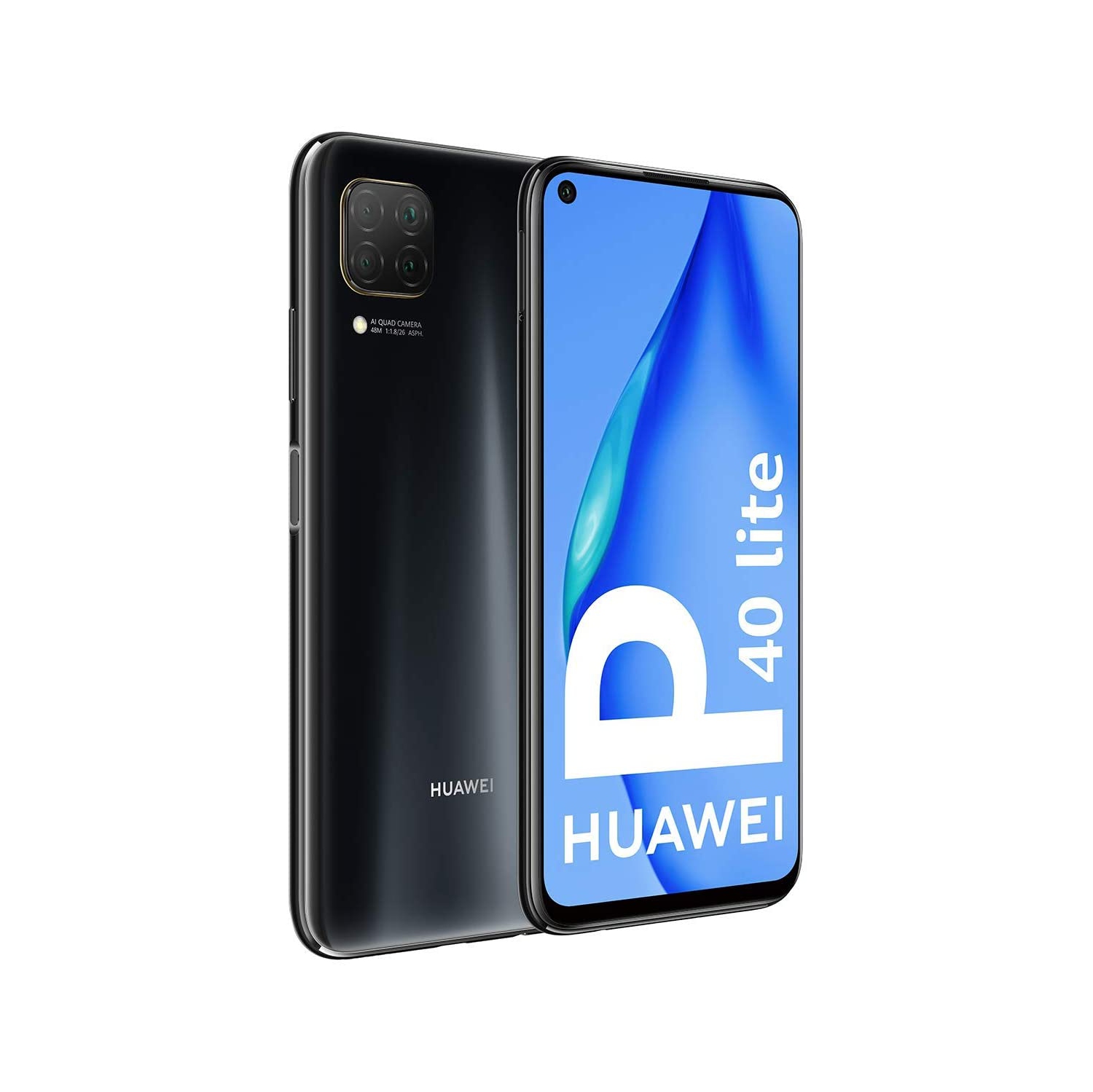 P40 Lite de 6.4 po 128 Go de Huawei - téléphone intelligent déverrouillé en usine - tout nouveau - Noir minuit