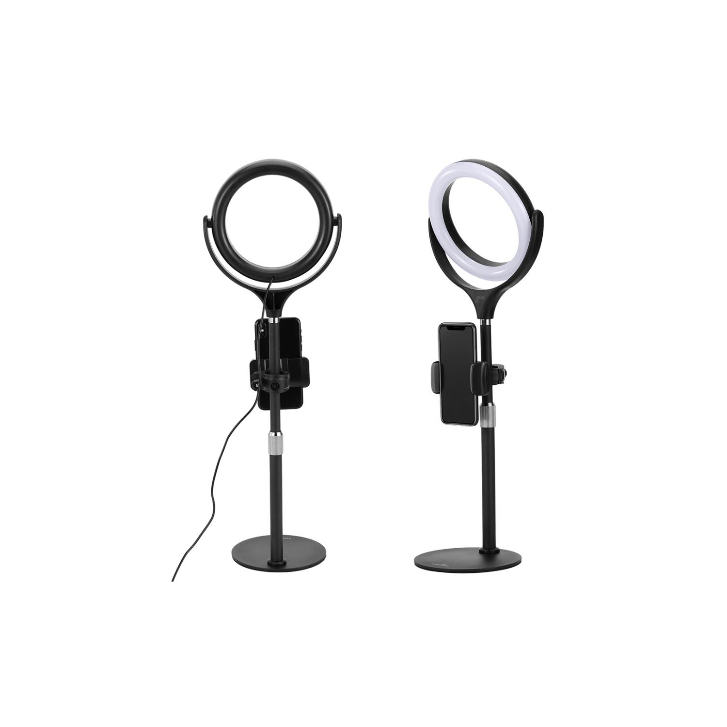 Ergopixel Desktop Tripod Stand with LED Ring Light
