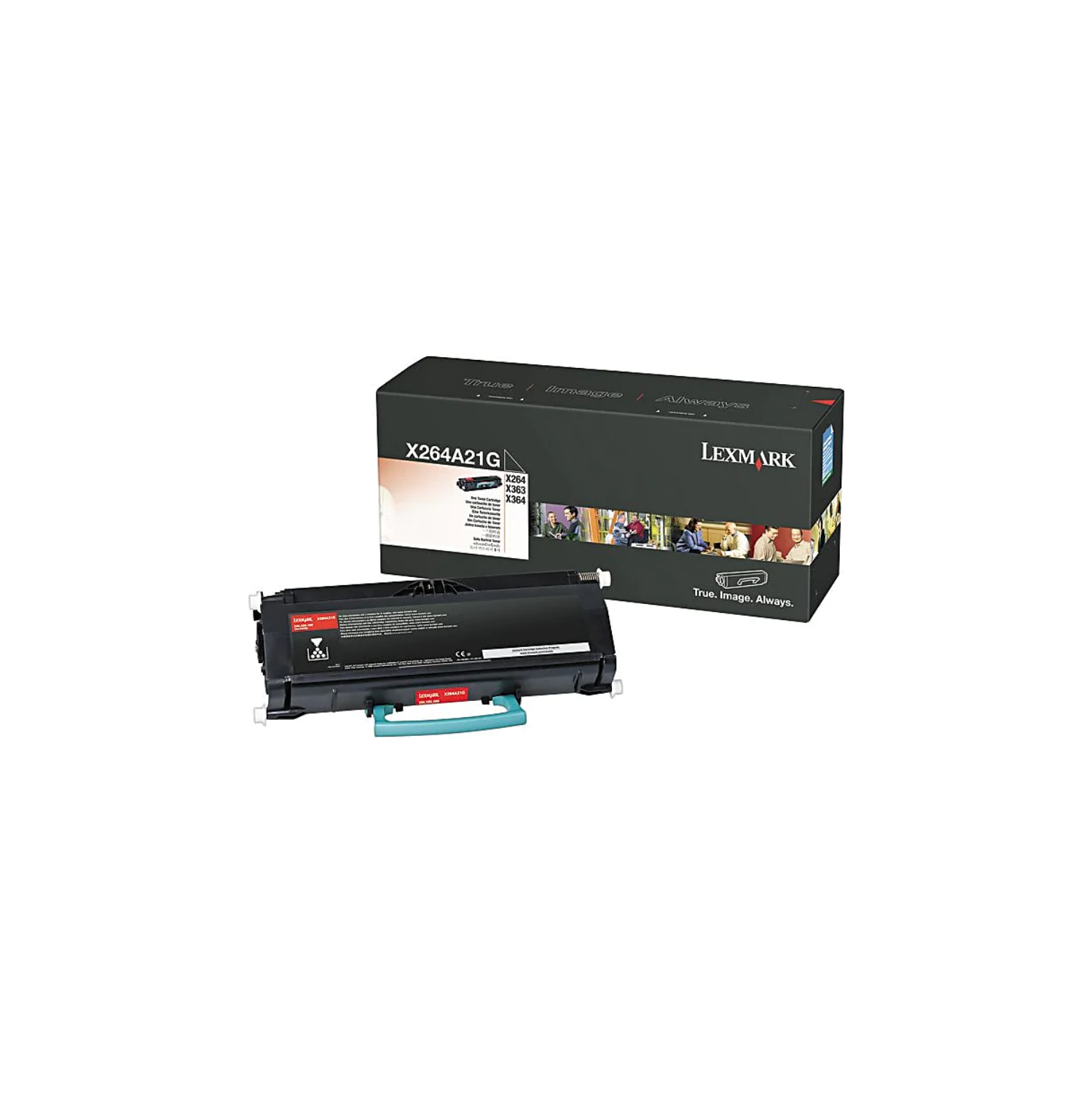 Lexmark X463A21G Noire, Cartouche d’origine Pour: E230, E232 à 342.