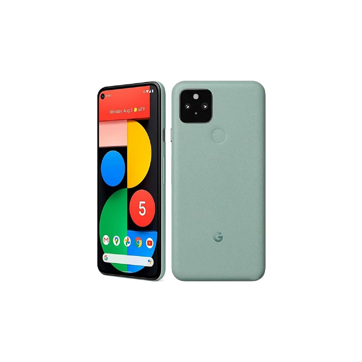 Remis à neuf - Téléphone intelligent Pixel 5 128&nbsp;Go de Google - Juste noir - Déverrouillé