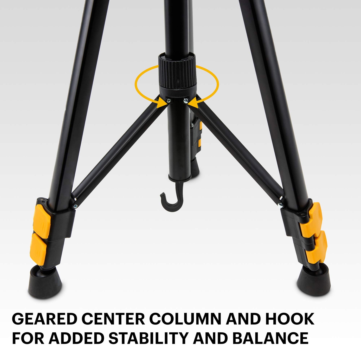 KODAK PhotoGear 62" Lightweight Camera Tripod and Phone Tripod, 3-Section Flip-Lock Tripod with Case, Black