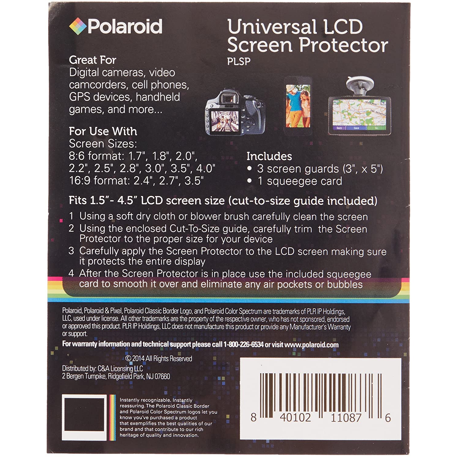 Polaroid Universal LCD Screen Protector - The Easy Way to Protect Your Display