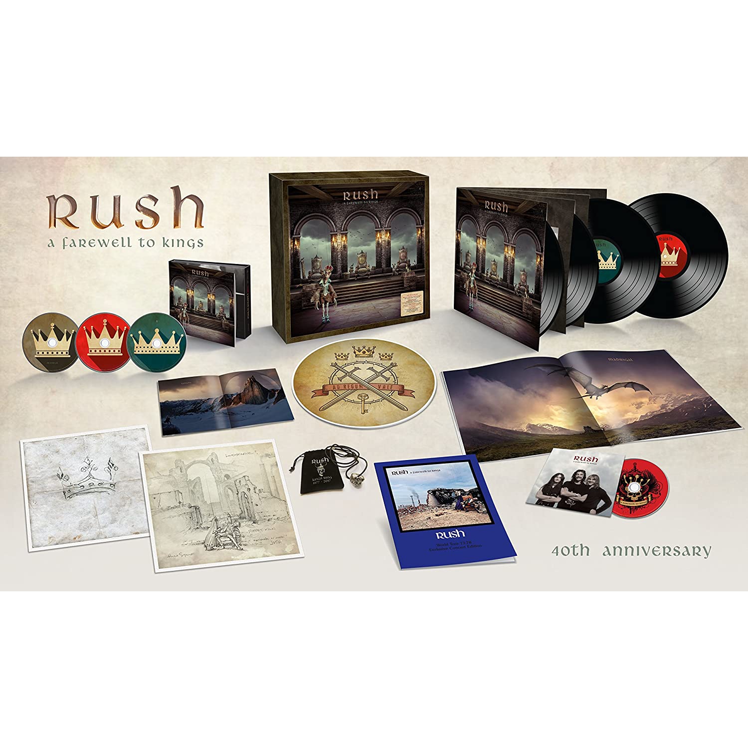 Rush - A Farewell To Kings: 40th Anniversary Super Deluxe Edition [Audio Vinyl + CD]