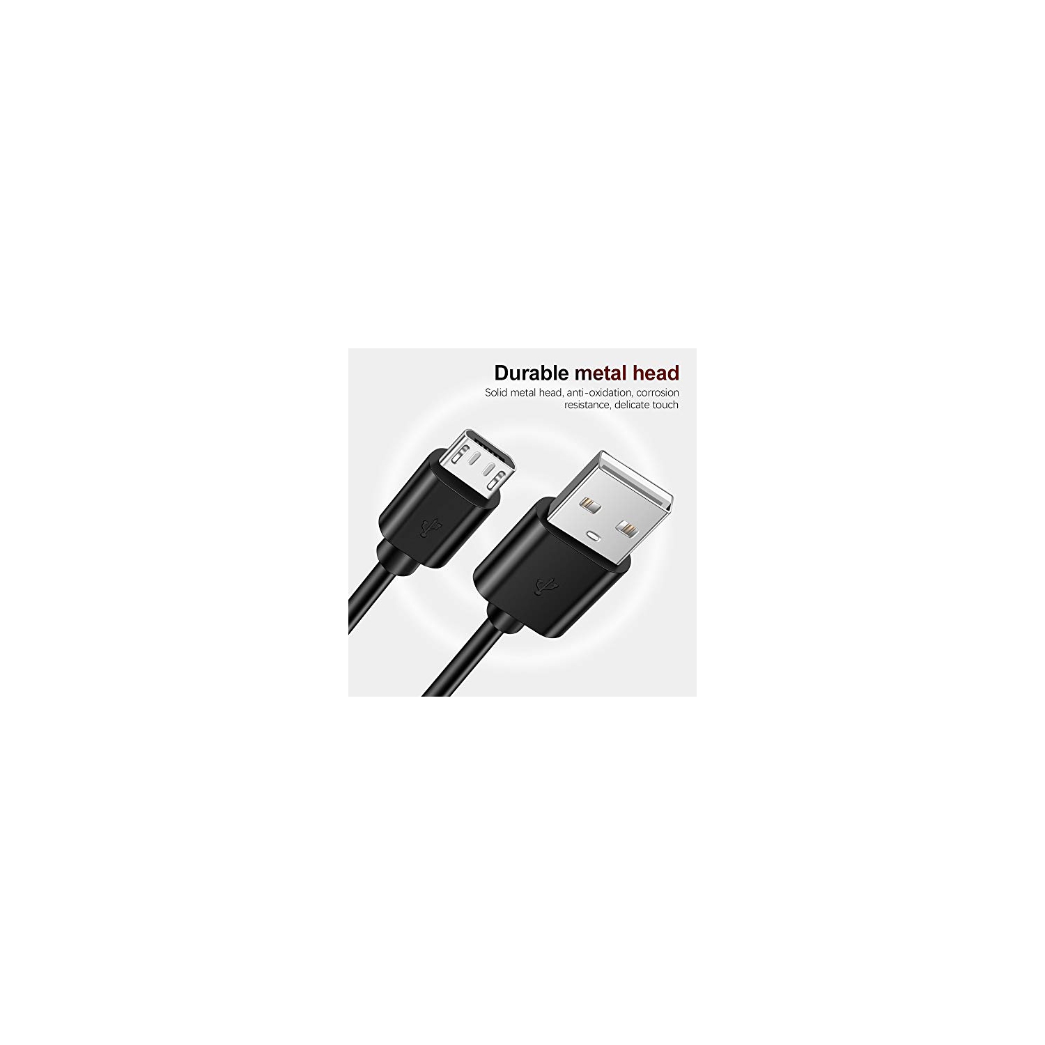 USB Charging Cable Power Cable Replacement for TV Stick, Intel Computer, Roku, Google Chromecast and Azulle Quantum Access ...