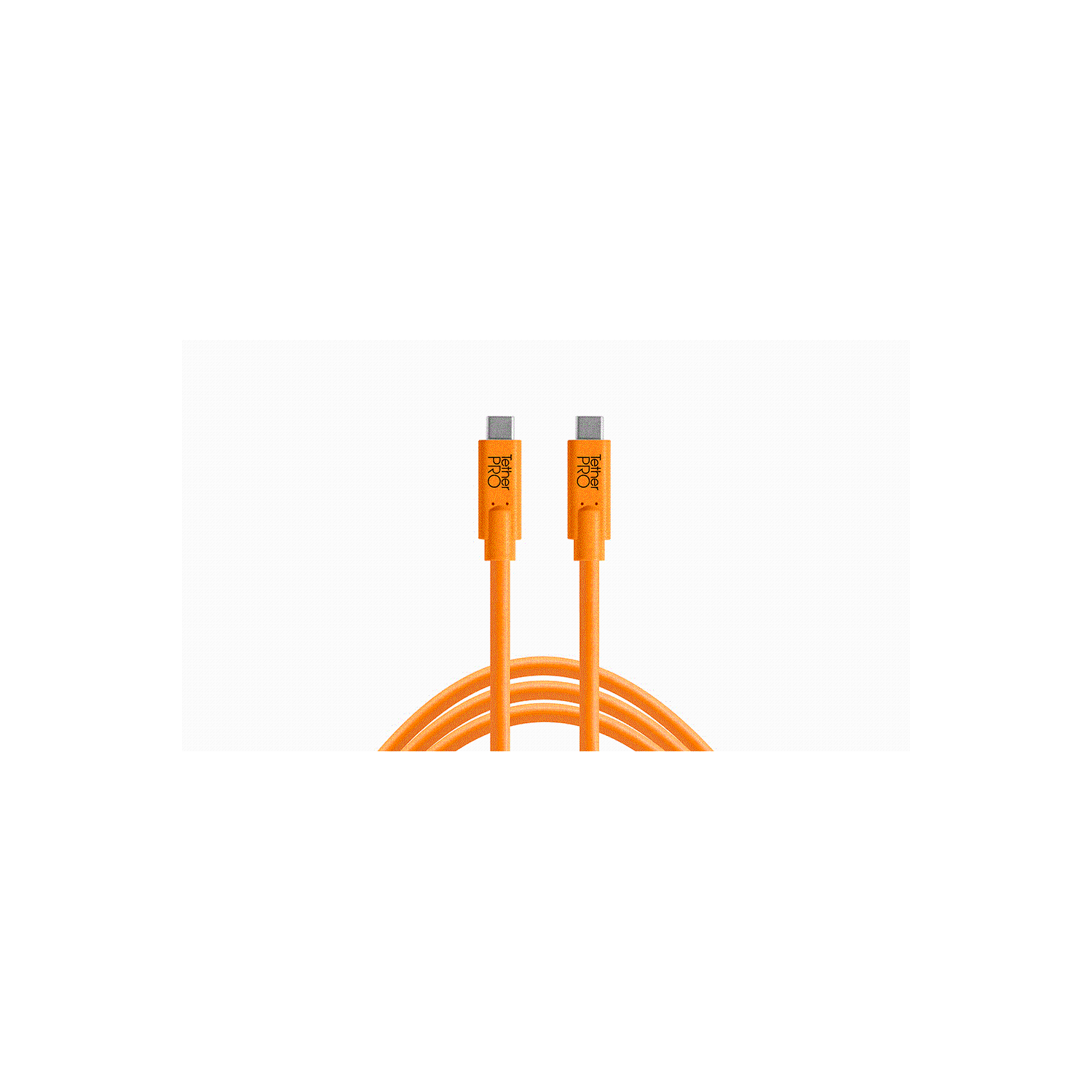 TetherPro USB-C to USB-C 15', High-Visibility Orange