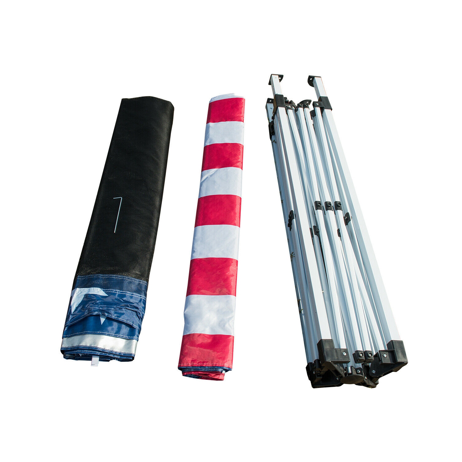 Gymax 10' x 10' Outdoor Pop-up Canopy Tent w/ Mesh Sidewalls Carrying Bag