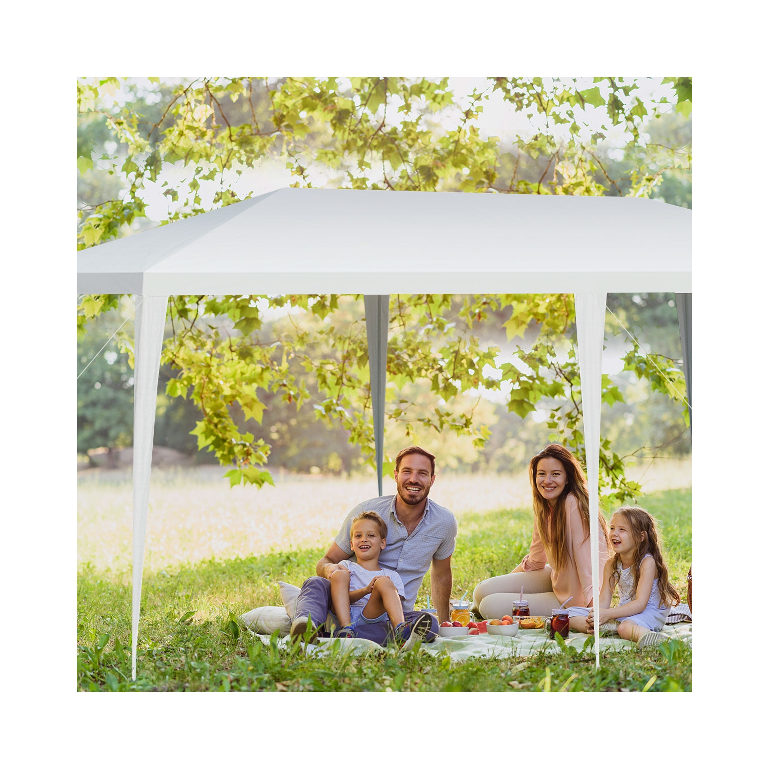 Costway 10'x20' Outdoor Party Wedding Tent Heavy Duty Canopy Pavilion