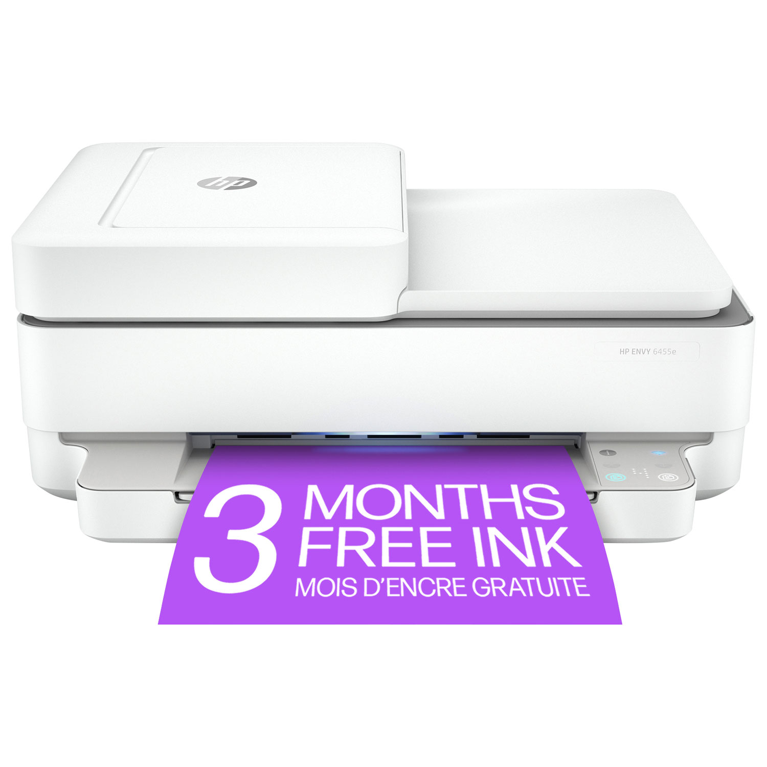 HP ENVY 6455e Wireless All-In-One Inkjet Printer - HP Instant Ink 3-Month Free Trial Included*