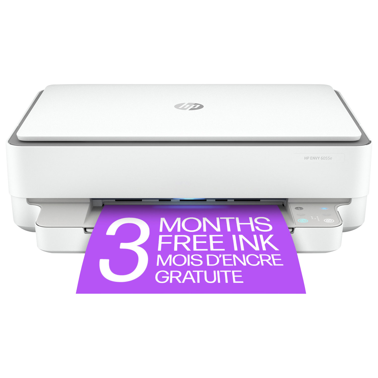 HP ENVY 6055e Wireless All-In-One Inkjet Printer - HP Instant Ink 3-Month Free Trial Included*