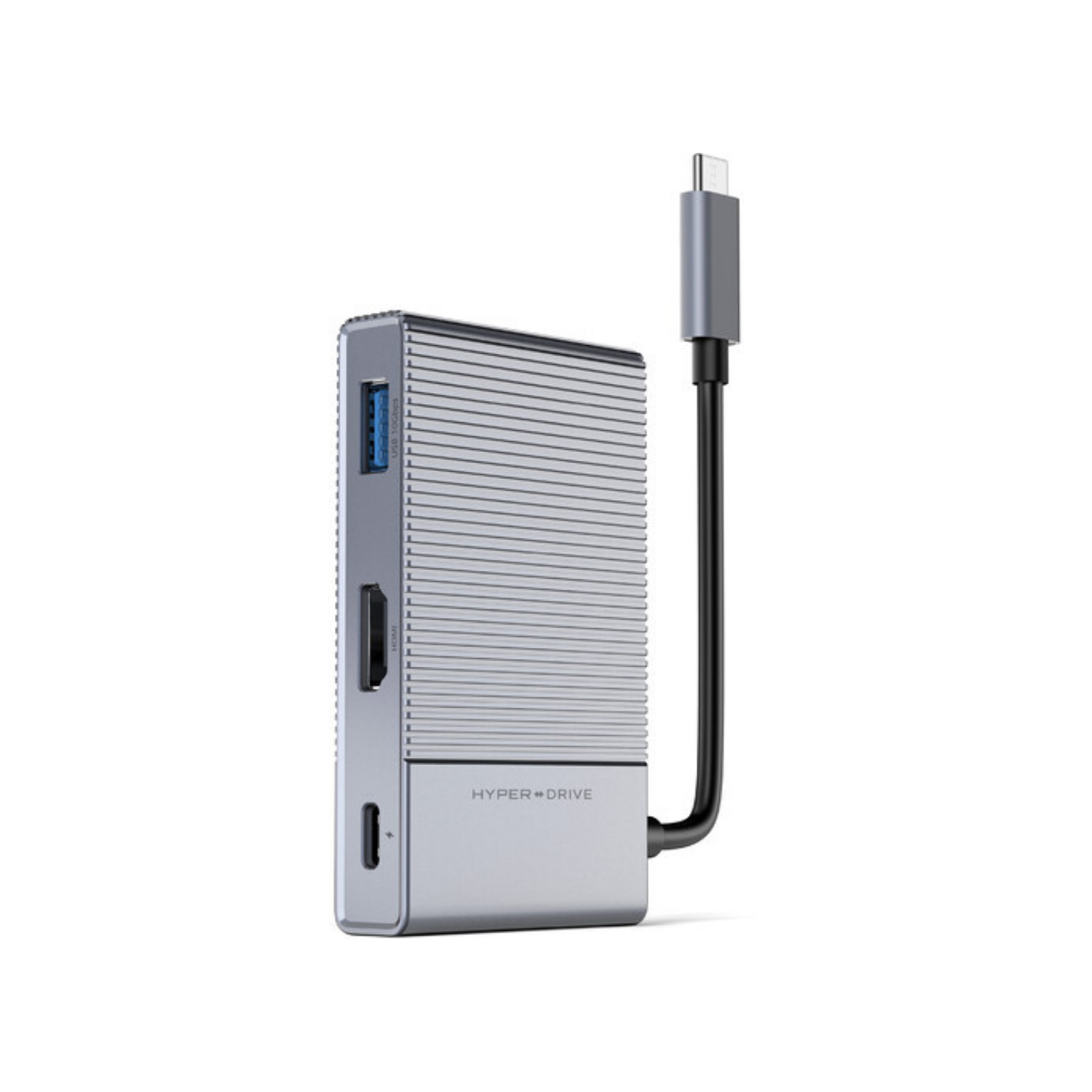 Hyper Dock USB-C Universal HyperDrive GEN2 6 Port 100watt Power Delivery 4K Video PC/Macbook/Chromebook Silver