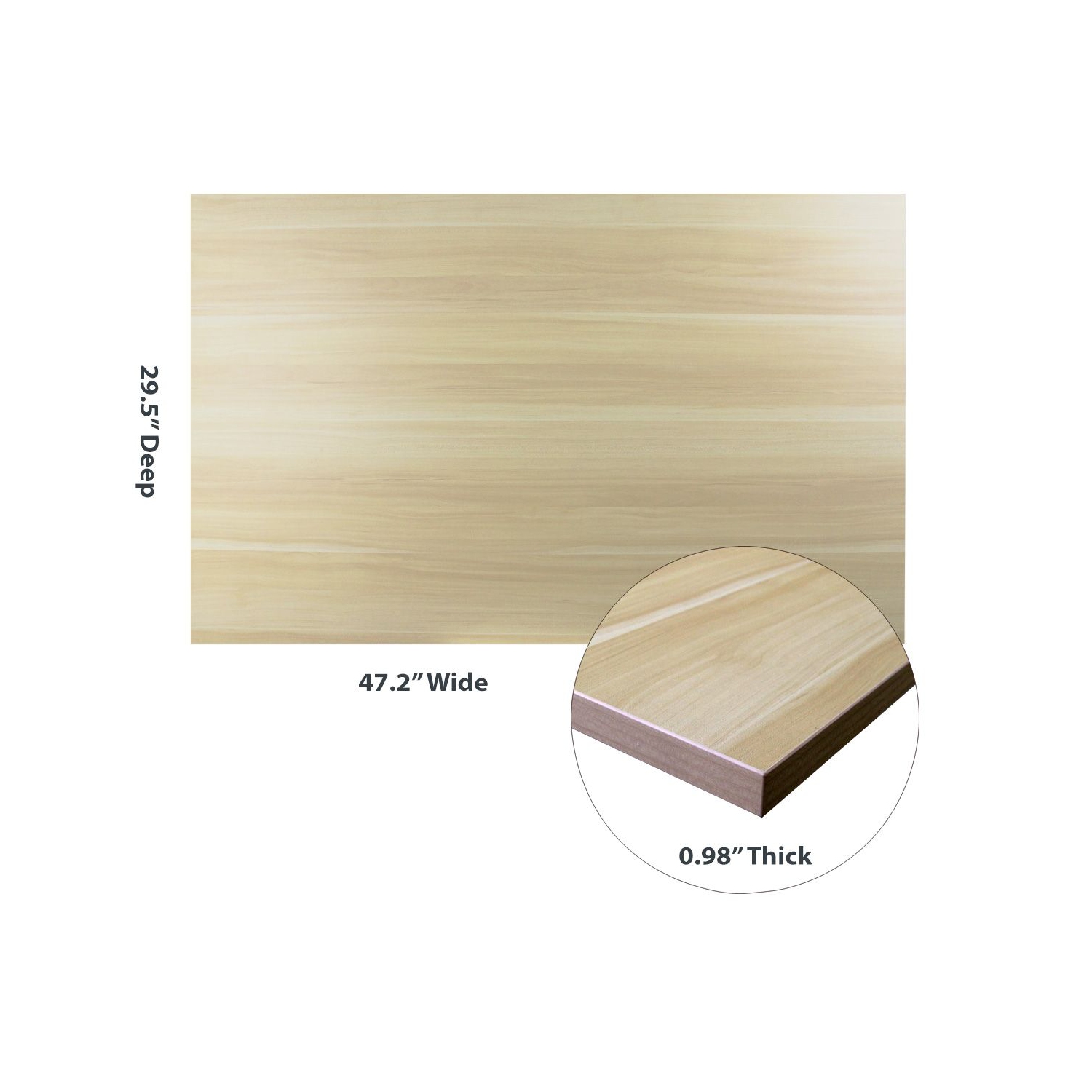 Haut de lit BeachOak47 de Boost Industries avec cadre motorisé à hauteur réglable BCH-FS48MII-WH