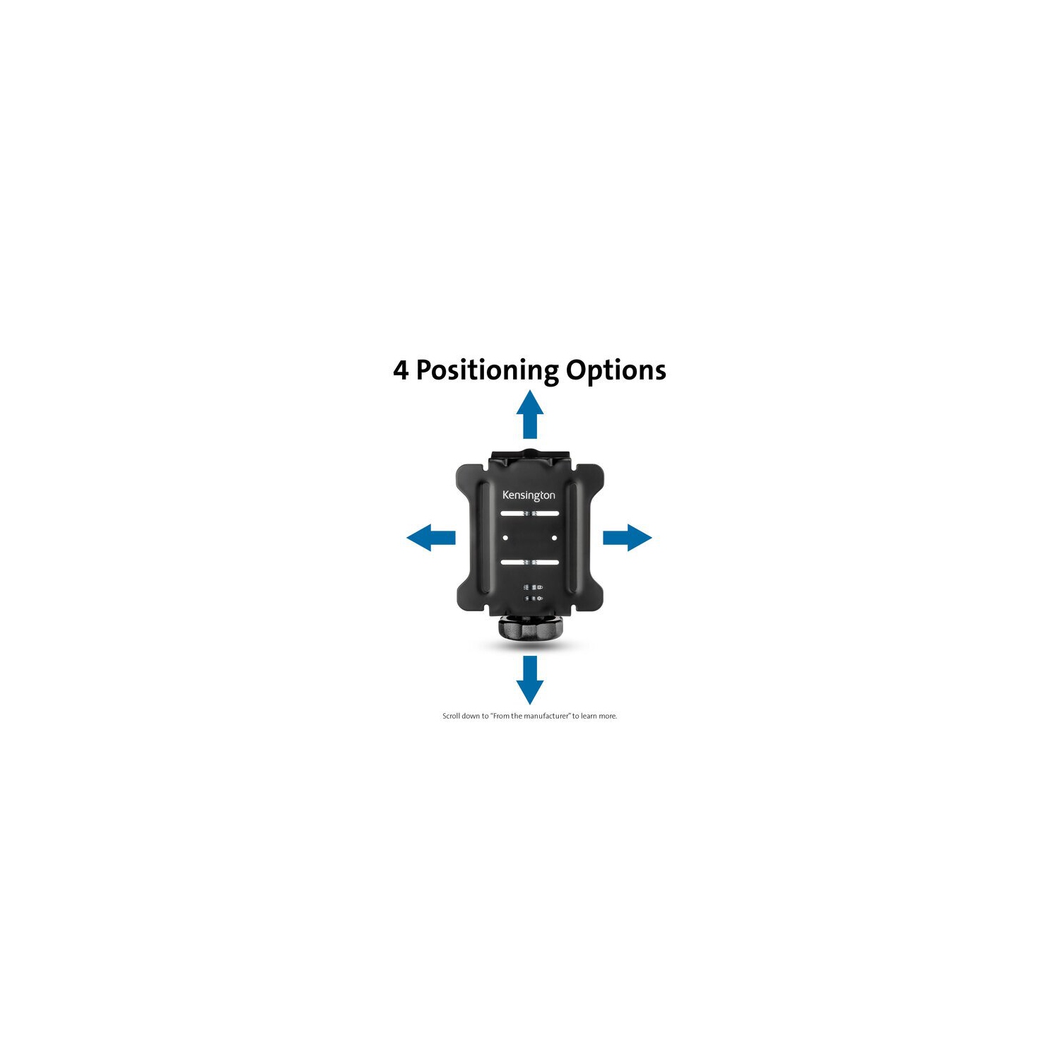Kensington Docking Station Mounting Bracket - Black