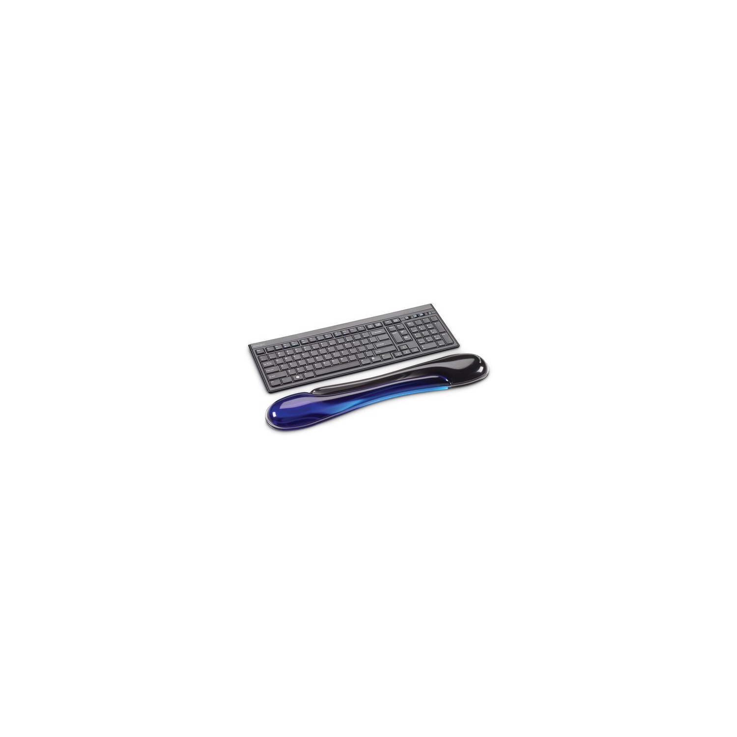 Kensington Duo Gel Keyboard Wrist Rest - Black/Blue
