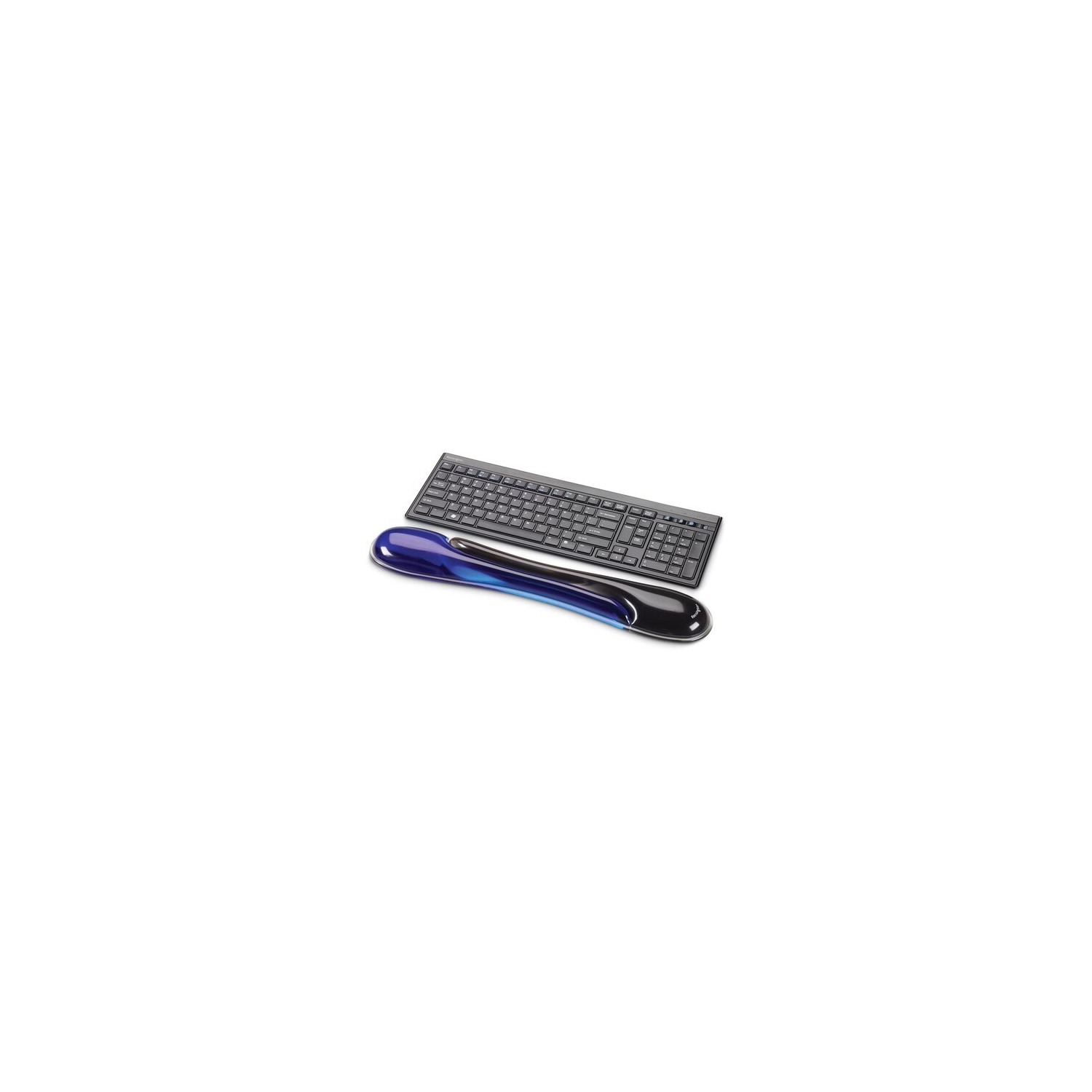 Kensington Duo Gel Keyboard Wrist Rest - Black/Blue