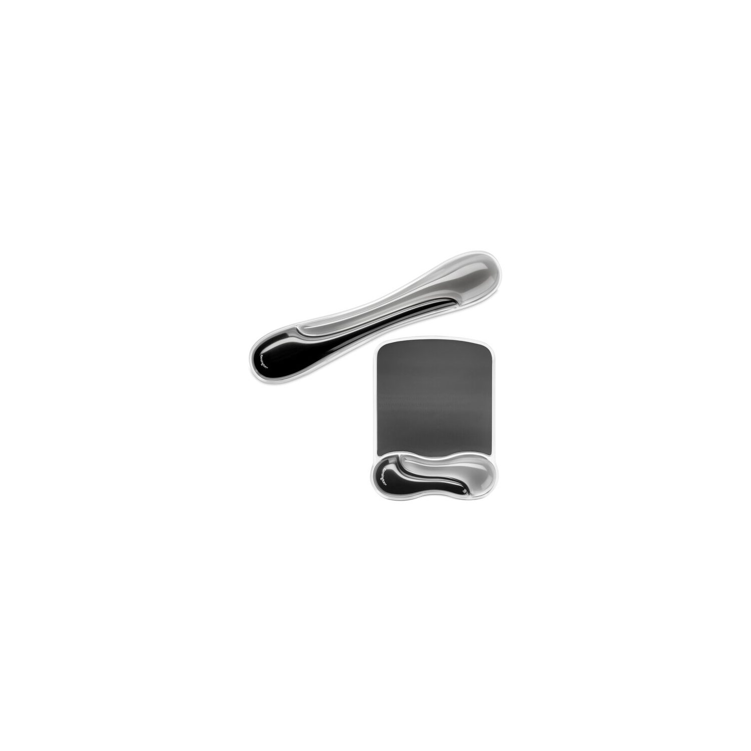 Kensington Duo Gel Mouse Pad Wrist Rest - Black/Grey