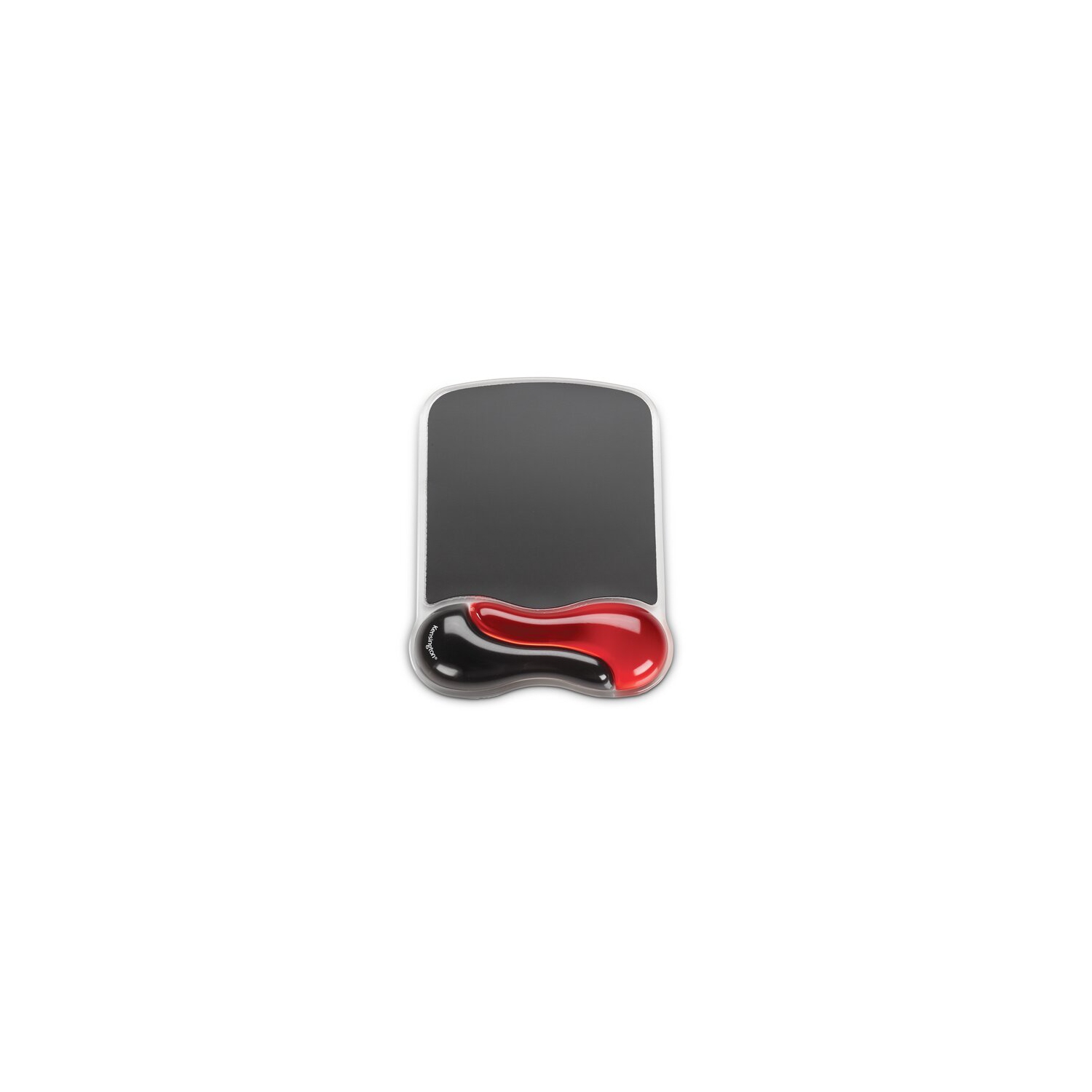 Kensington Duo Gel Mouse Pad Wrist Rest - Black/Red