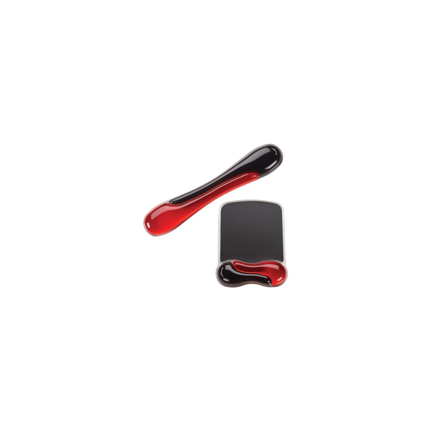 Kensington Duo Gel Mouse Pad Wrist Rest - Black/Red