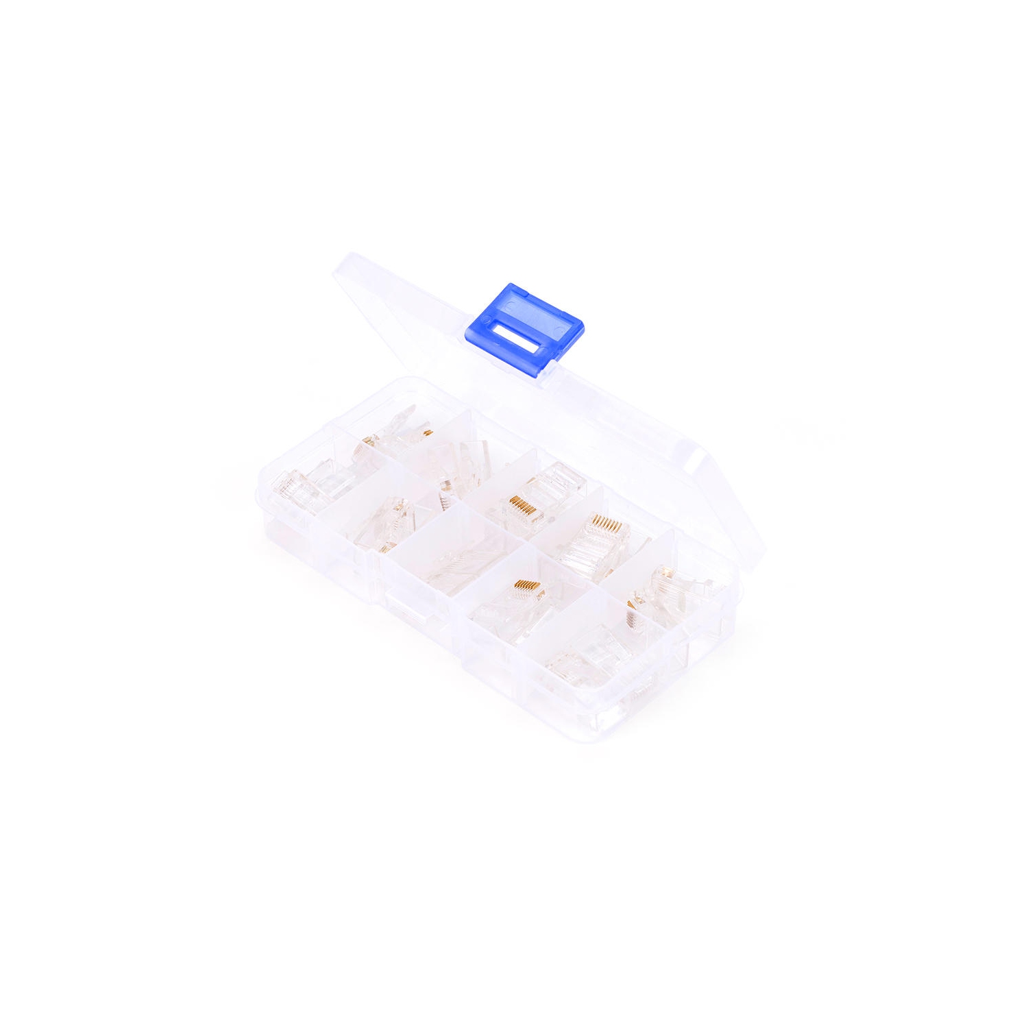 PrimeCables 9 pcs Combo Network Cable Tester, RJ45 RJ11 Cat5 Wire Crimper Stripper with 20 pcs Crystal Connectors Tool Kit