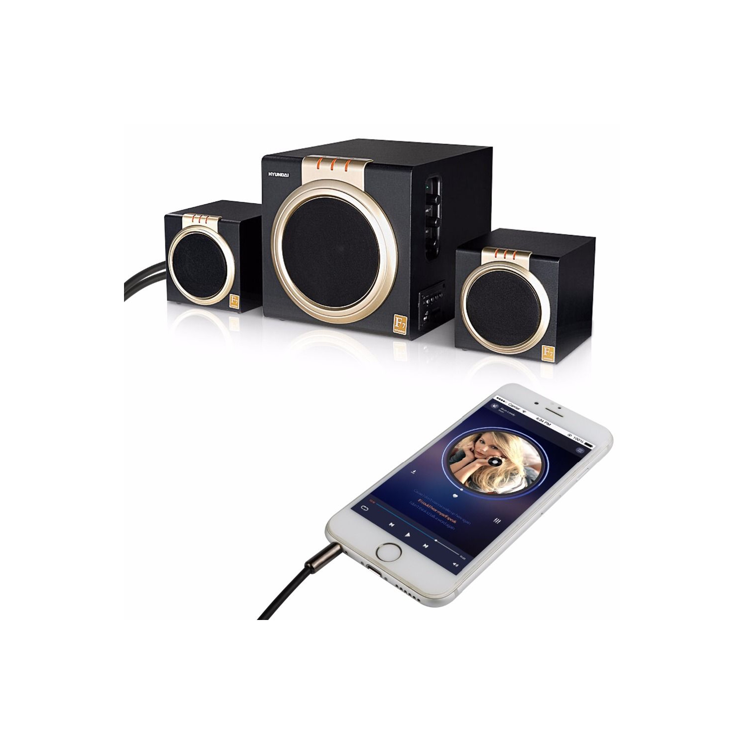 ISTAR 16.4FT / 5 Meter Aux To Twin Phono Cable 3.5mm Plugs Stereo Jack RCA Long Speaker Audio Lead