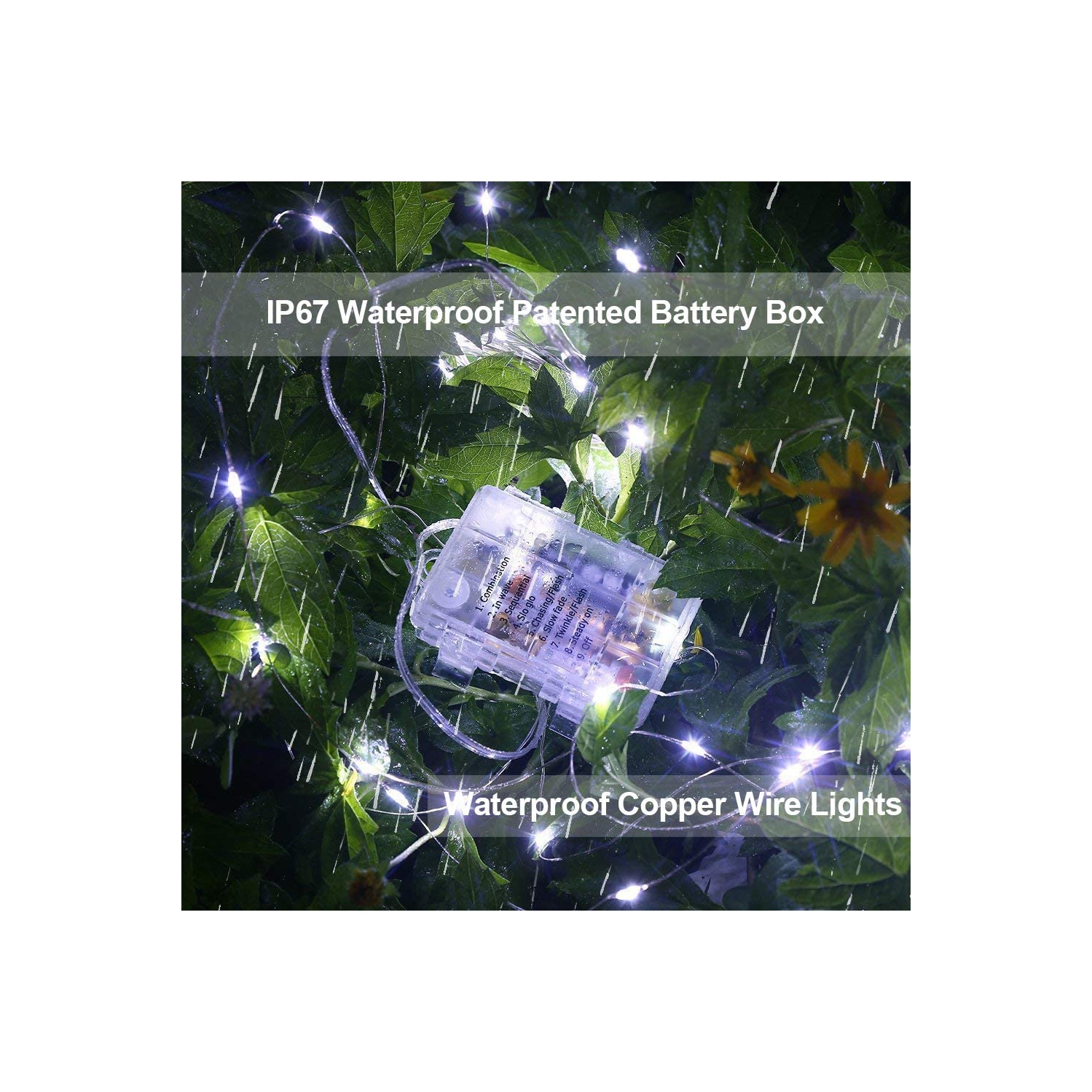 ISTAR 30 LED Fairy Lights 10ft. 4 Set String Lights Set, Waterproof, Bright Copper Wire With Battery Operated, for Bedroom Decor