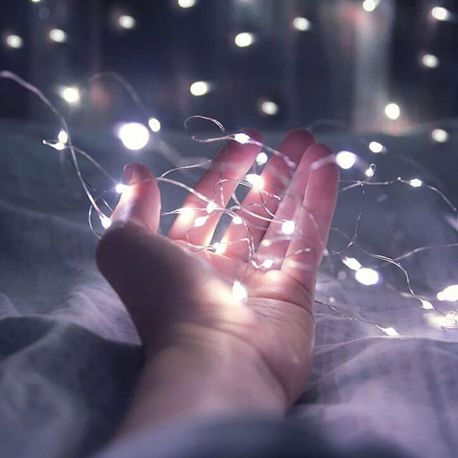 ISTAR 30 LED Fairy Lights 10ft. 4 Set String Lights Set, Waterproof, Bright Copper Wire With Battery Operated, for Bedroom Decor