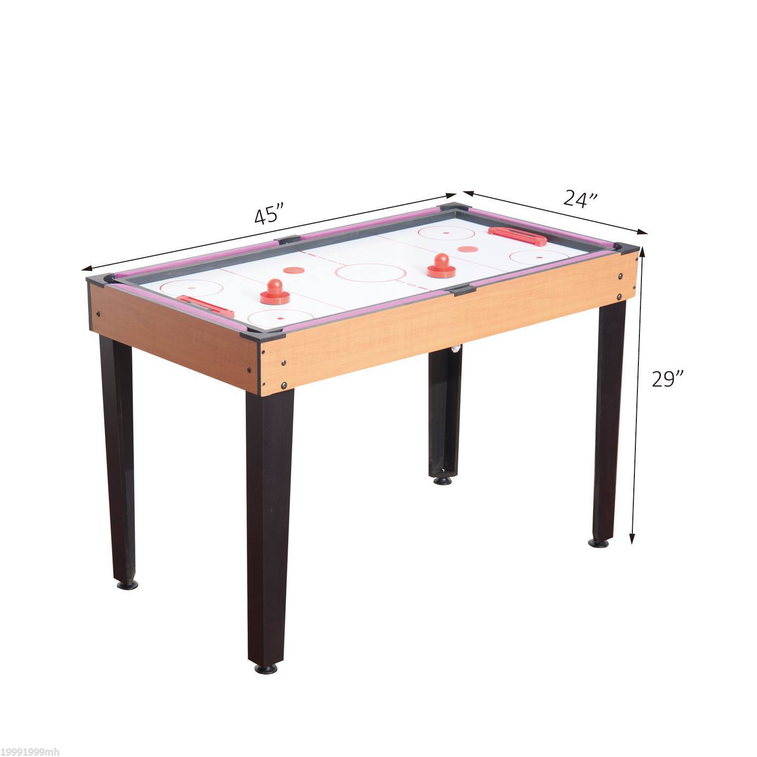 Ensemble de hockey pneumatique de table de tennis de table multi-usage 3-en-1 de Soozier
