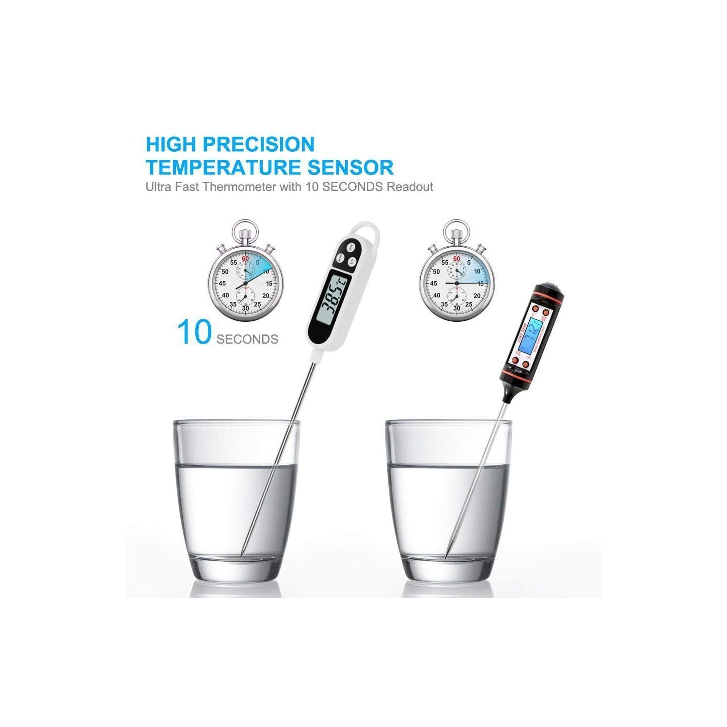 ISTAR Instant Read Digital Meat Cooking Food Candy Thermometer Oil Deep Fry BBQ BBQ Smoker Thermometer