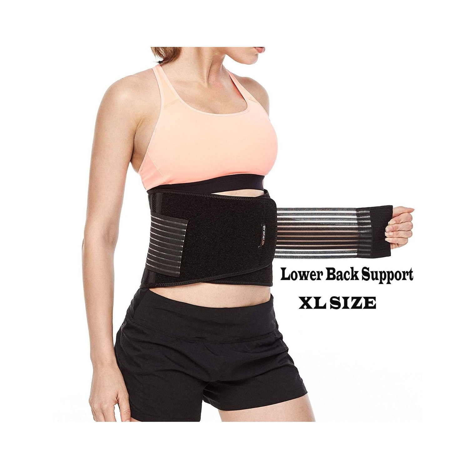 ISTAR Support lombaire Ceinture lombaire Double Pull Ceinture ajustable TG UNISEX