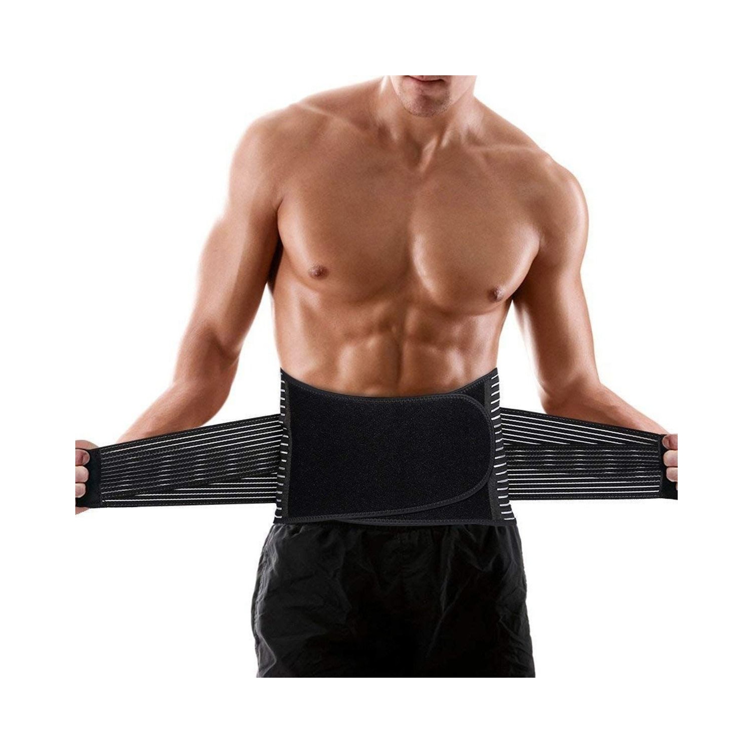 ISTAR Support lombaire Ceinture lombaire Double Pull Ceinture ajustable TG UNISEX