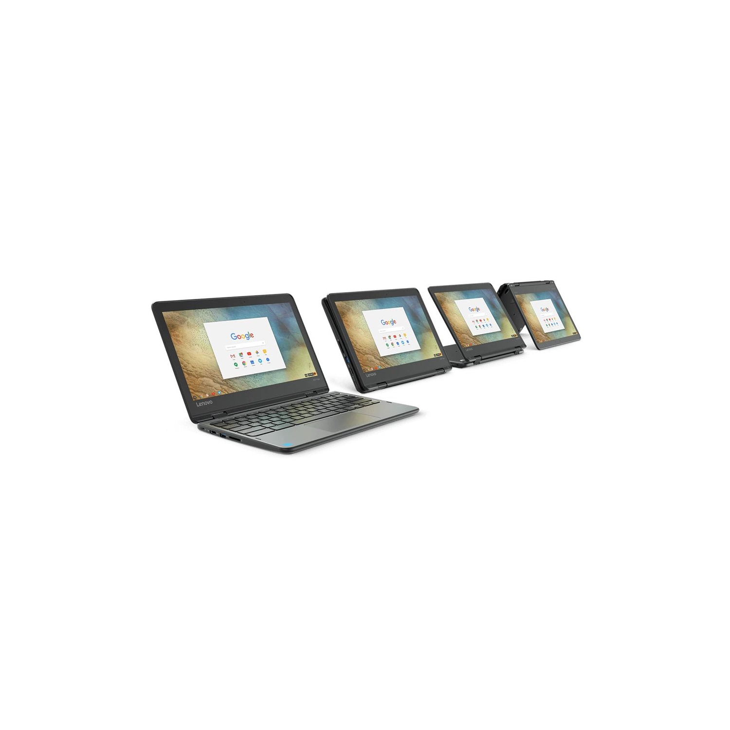 Refurbished - Lenovo N23 Yoga 2-in-1 Convertible Chromebook 11.6-Inch HD IPS Touch Panel (1366x768) MTK 8173c 4GB 32GB Chrome OS