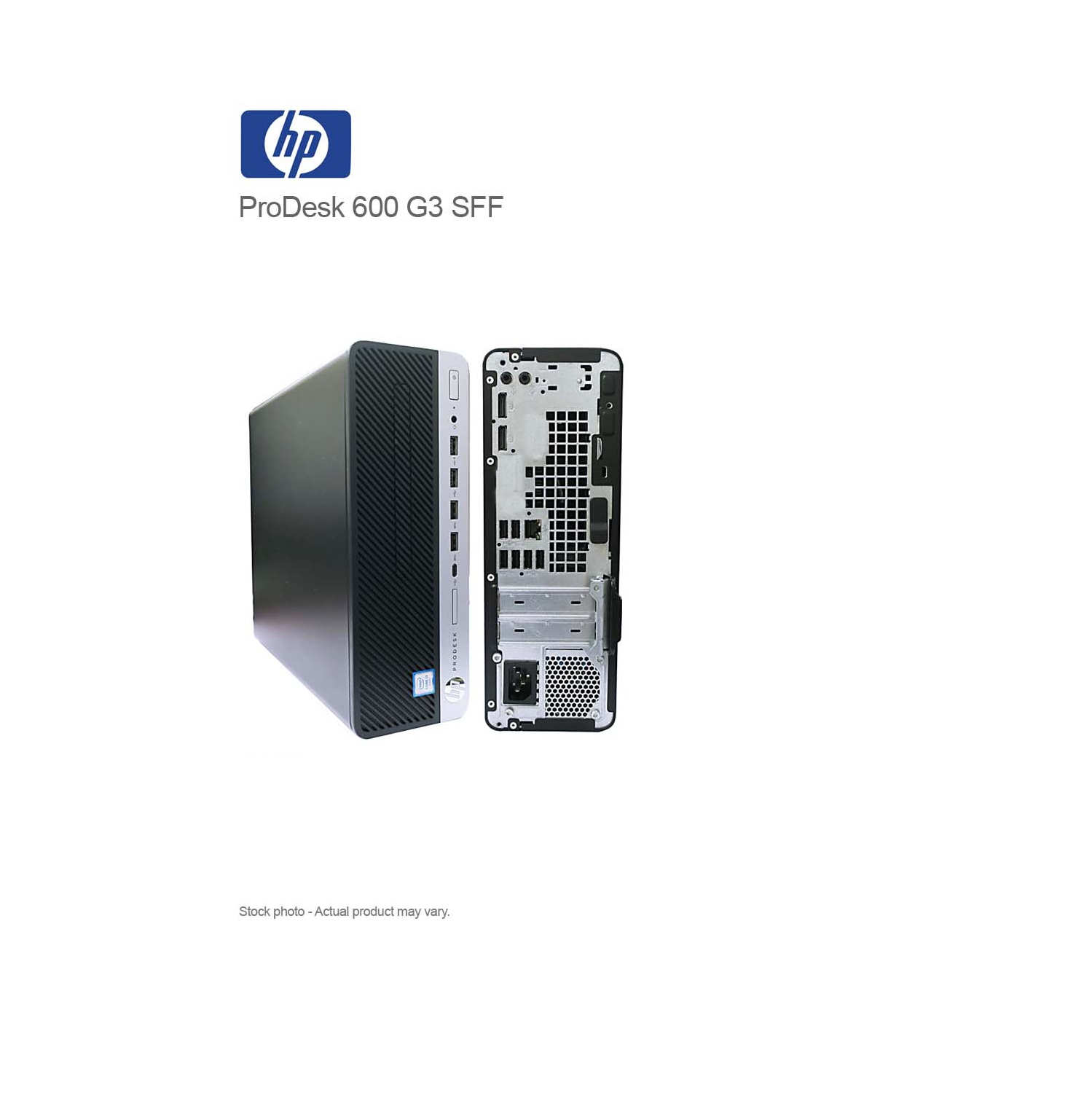 Remis à neuf - HP ProDesk 600 G3 SFF Core i5-6500 3,20 GHz, 16 Go, SSD 256 Go, Wi-Fi/BT, DVDRW, WINDOWS 10 PROFESSIONNEL