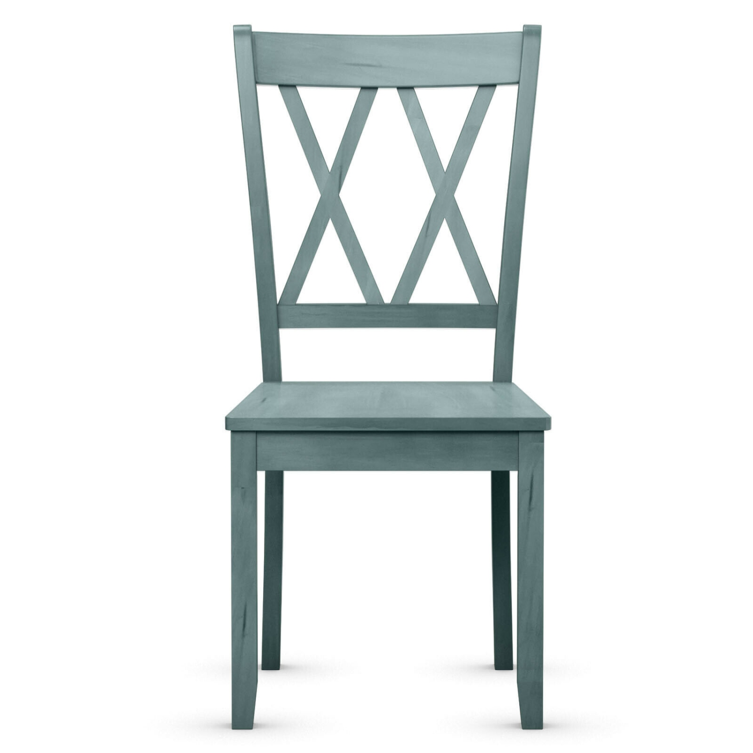 Gymax Set of 4 Wooden Dining Side Chair Armless Chair Home Kitchen Mint Green