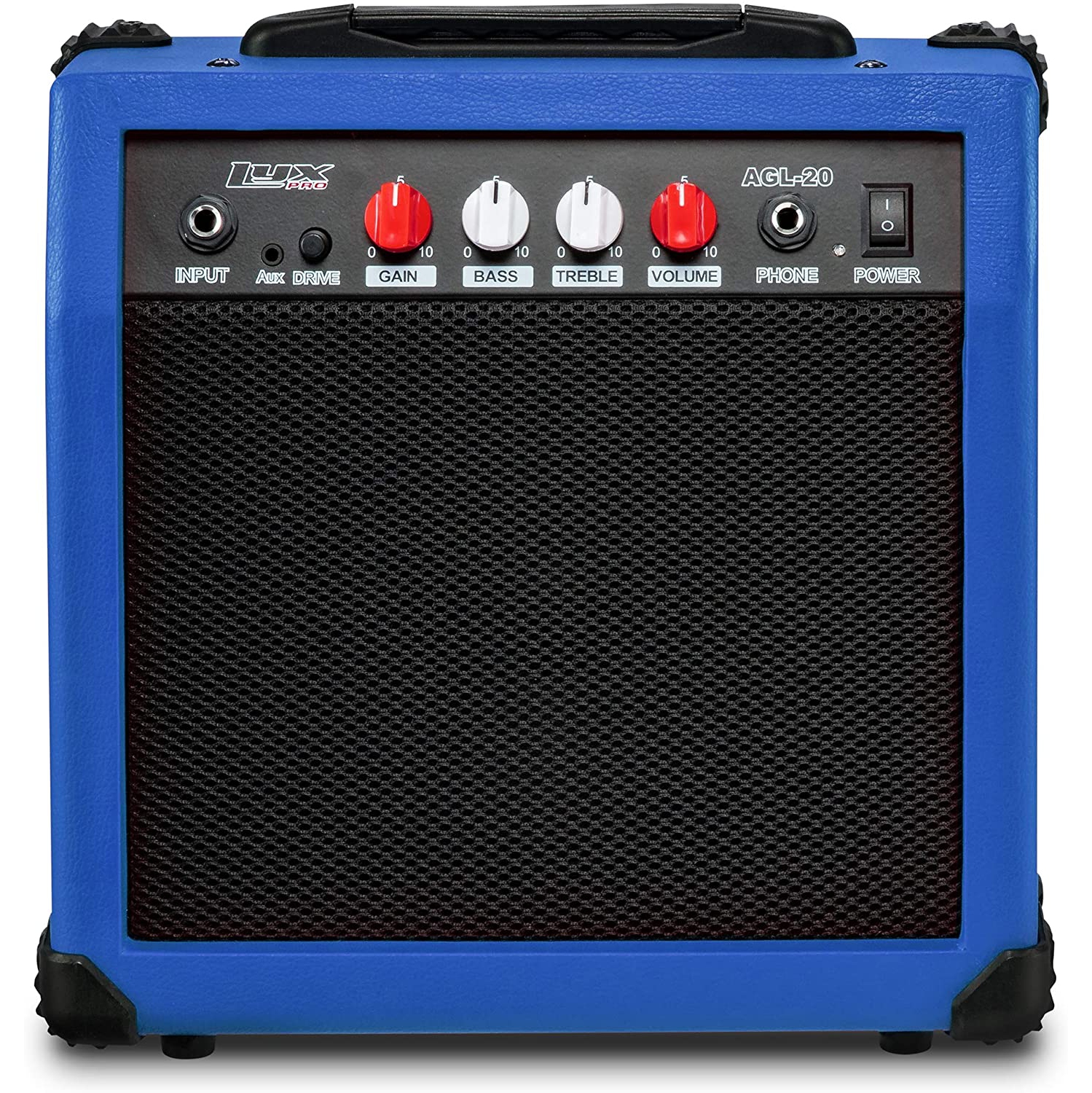 Amplificateur de guitare électrique 20 W de LyxPro amplificateur haut-parleur intégré prise pour écouteurs et entrée auxiliaire comprend volume des