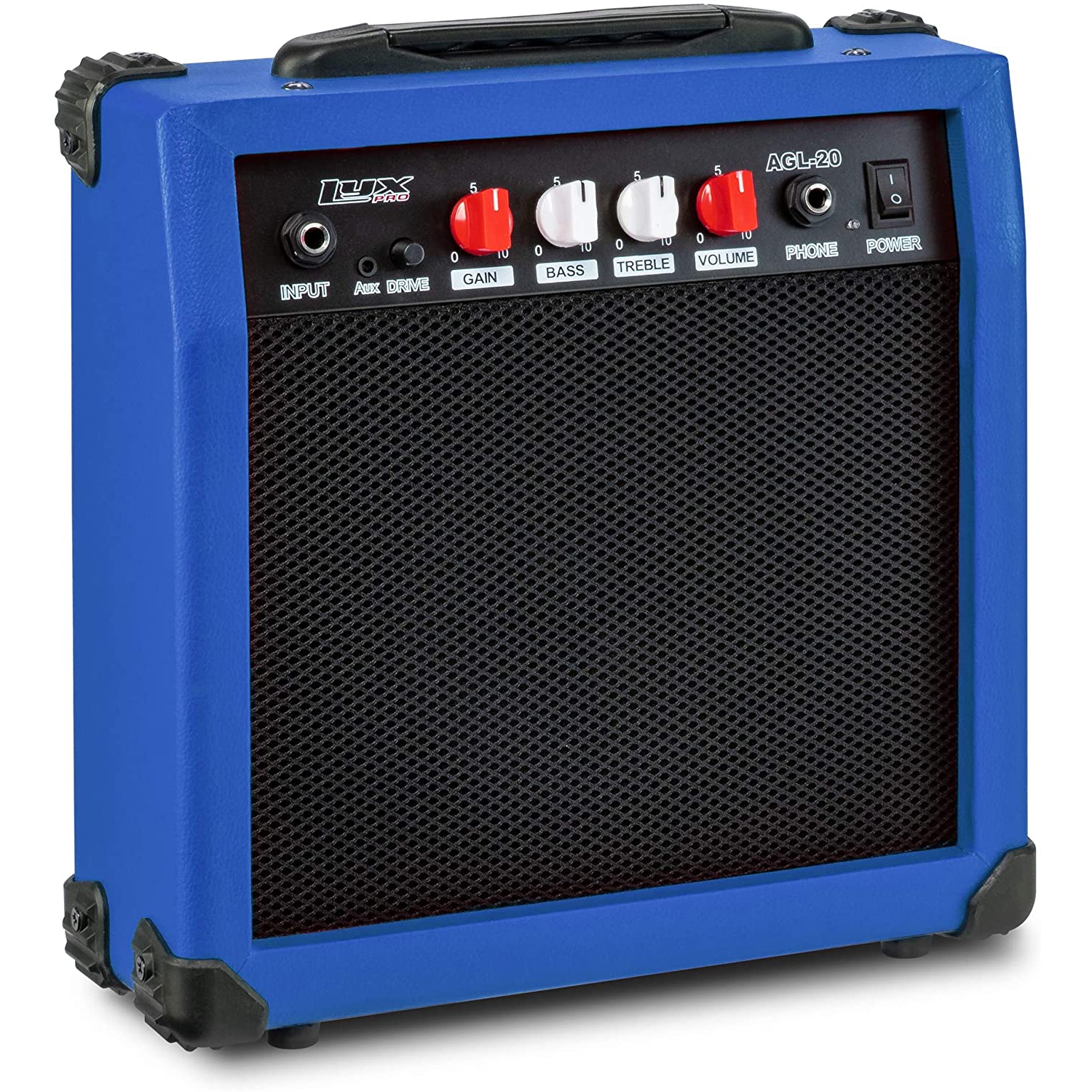 Amplificateur de guitare électrique 20 W de LyxPro amplificateur haut-parleur intégré prise pour écouteurs et entrée auxiliaire comprend volume des