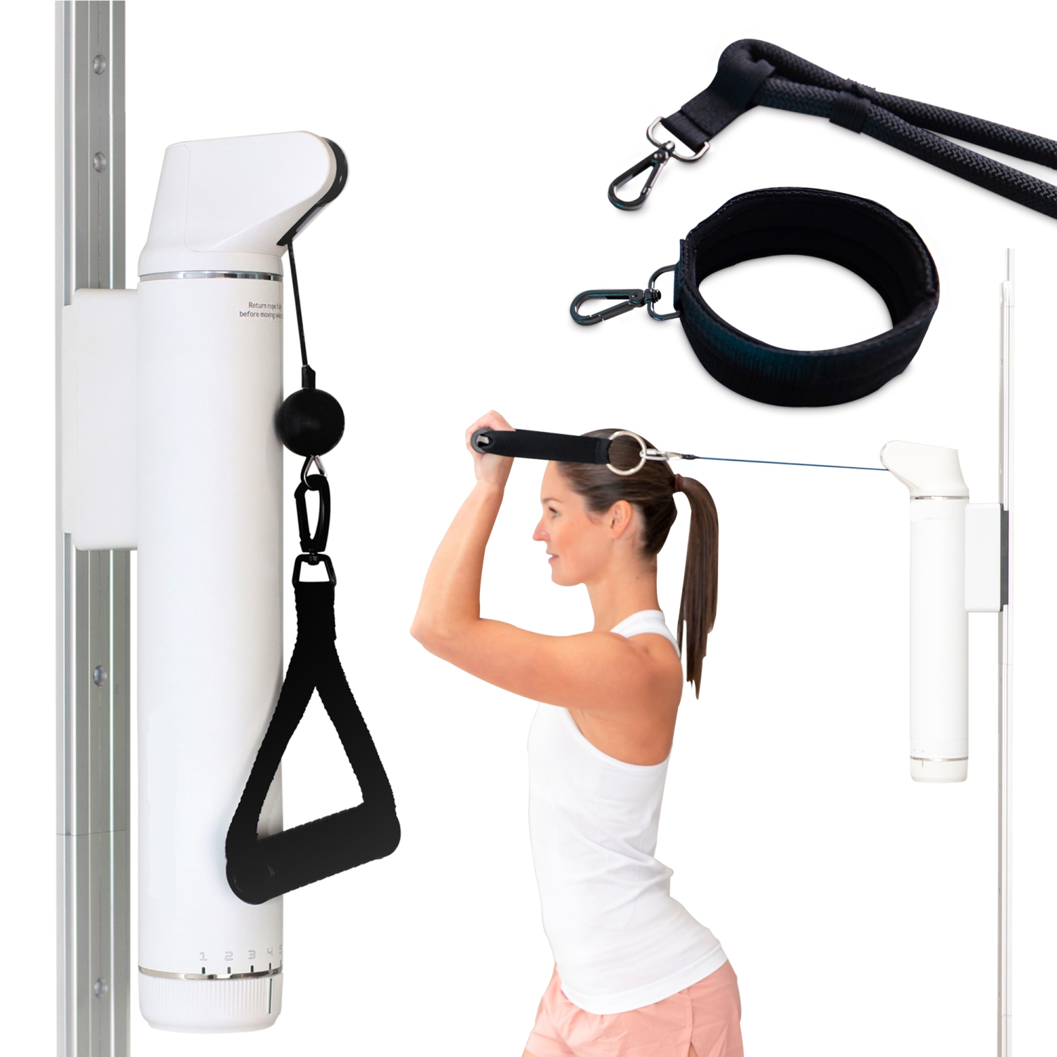 CABLfit Pulley System for Exercise – Functional Trainer for Pilates and  Strength Training – Unique Home Gym System for Lean Muscle and Body  Sculpting – Wall Mount Full Body Workout Pulley