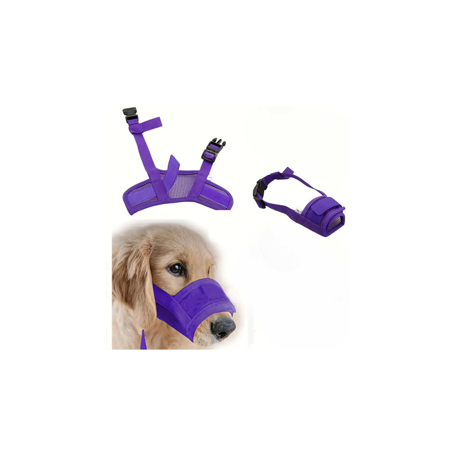 ISTAR 2 PACK Dog Mazal Anti Leaking Biting Probosis Mesh Mask, Long Nose, Nasal Mouth Cover