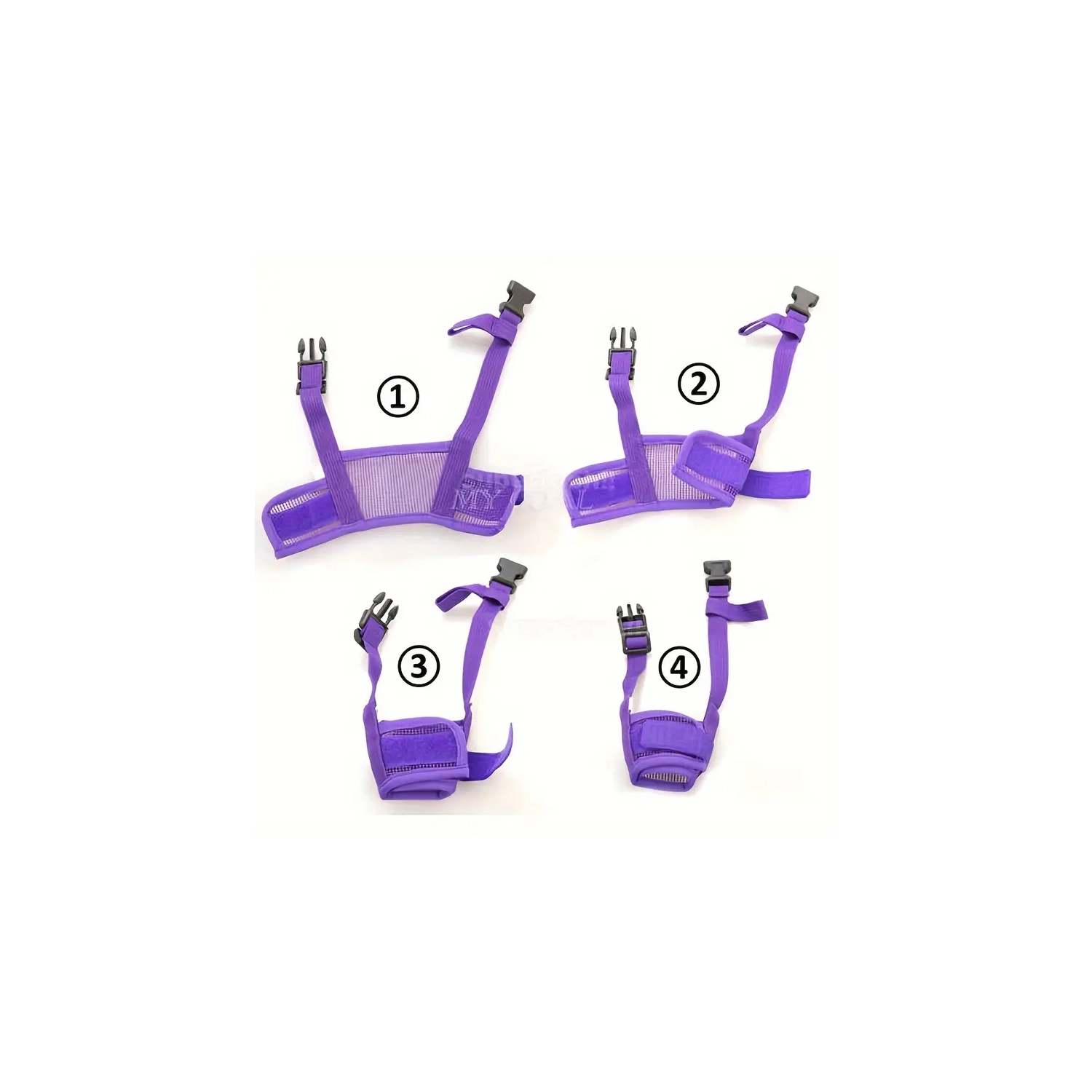 ISTAR 2 PACK Dog Mazal Anti Leaking Biting Probosis Mesh Mask, Long Nose, Nasal Mouth Cover