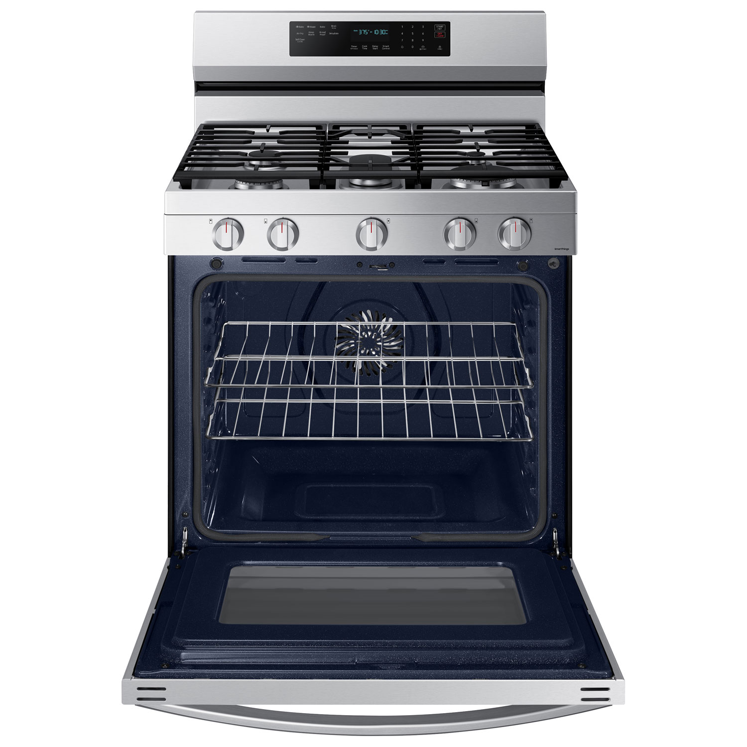 Cuisinière gaz autonome convection véritable friture air 6 pi³ 30 po Samsung - Inox
