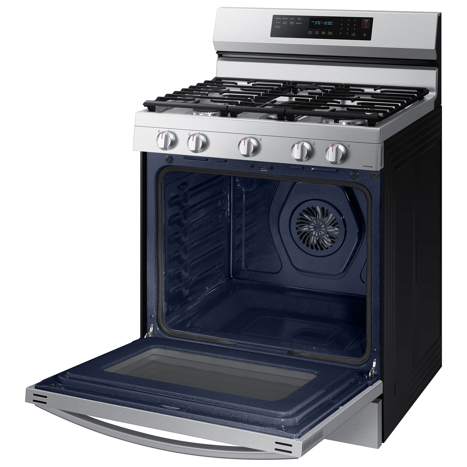 Cuisinière gaz autonome convection véritable friture air 6 pi³ 30 po Samsung - Inox