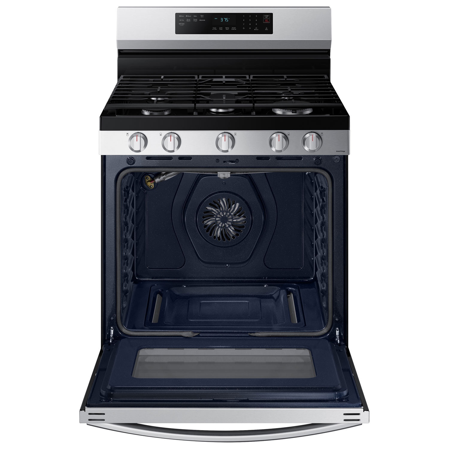 Samsung 30" 6.0 Cu. Ft. Fan Convection Freestanding Gas Air Fry Range - Stainless