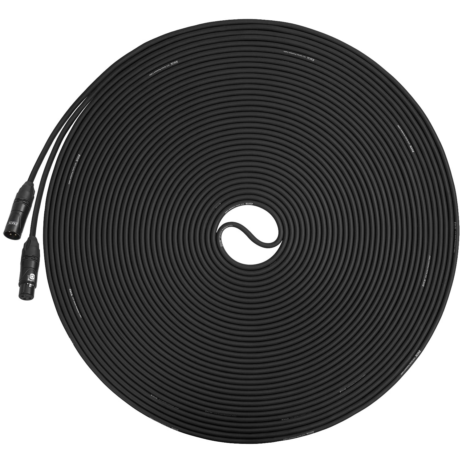 LyxPro 100 Feet XLR Microphone Cable Balanced Male to Female 3 Pin Mic Cord for Powered Speakers Audio Interface Professional Pro Audio Performance