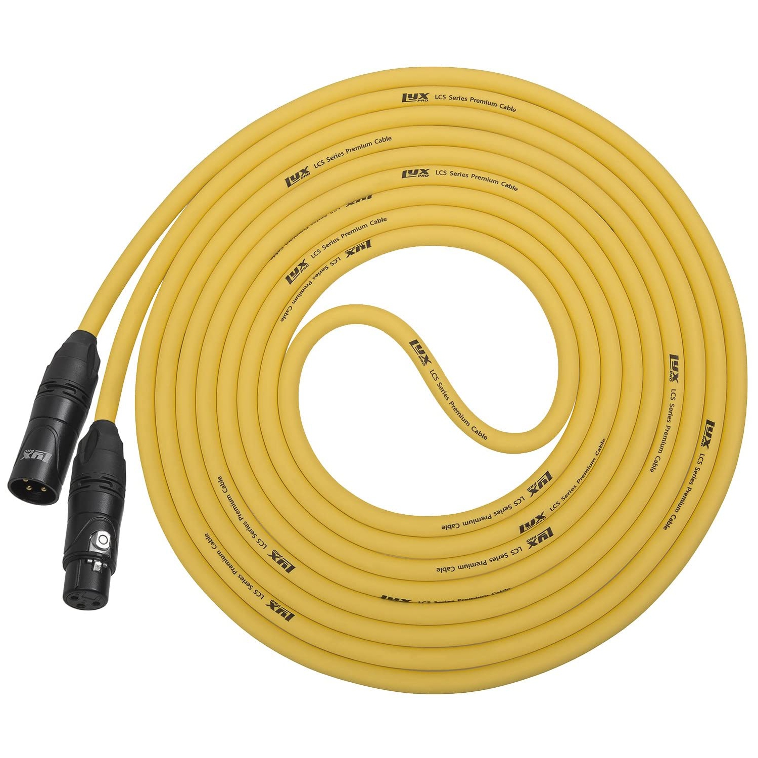 LyxPro 10 Feet XLR Microphone Cable Balanced Male to Female 3 Pin Mic Cord for Powered Speakers Audio Interface Professional Pro Audio Performance