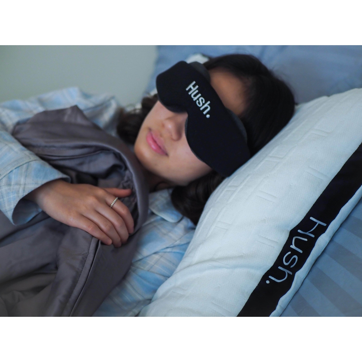 The Hush Blackout Eye Mask - 100% light-blocking - Hush