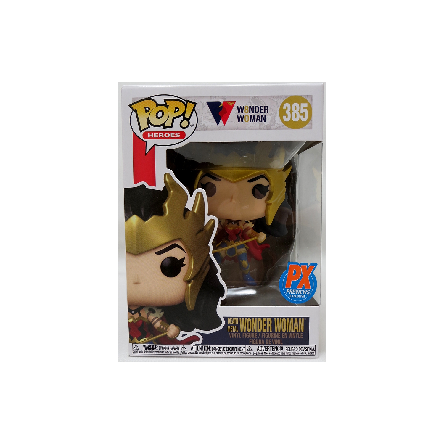 Pop DC Heroes 3.75 Inch Action Figure Exclusive - Death Metal Wonder Woman #385