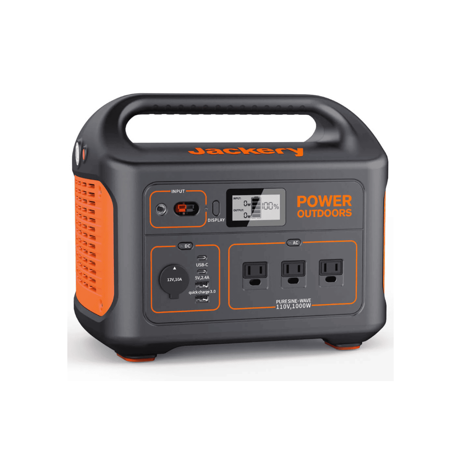 Station d'alimentation portative Explorer 880 de Jackery, capacité 880&nbsp;Wh avec 3 prises c.a. 1000&nbsp;W, générateur solaire pour secours à